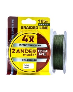 Леска плетеная ZanderMaster Impulse 4X 0.2мм 12.07кг / 12648 Zandermaster