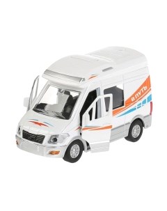 Фургон игрушечный Технопарк Дом на колесах / SB-19-10WB