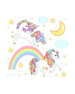 Фотообои листовые Arthata Fotooboi-Edinorog-98