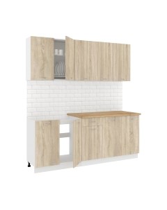 Кухонный гарнитур Кортекс-мебель Корнелия Лира-лайт 2.0м