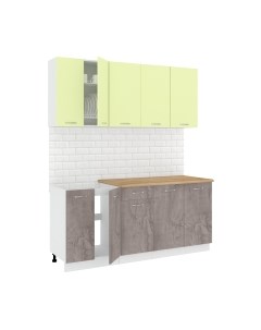 Кухонный гарнитур Кортекс-мебель Корнелия Лира-лайт 1.8м