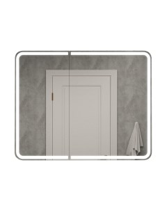 Шкаф с зеркалом для ванной Континент Elliott Led 100x80