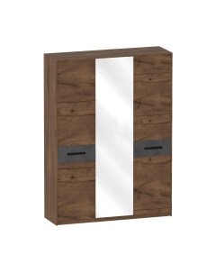 Шкаф Мебельград Глазго 3-х дверный 165x53.5x226.5