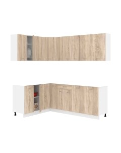 Кухонный гарнитур Кортекс-мебель Корнелия Лира 1.5x2.2 без столешницы