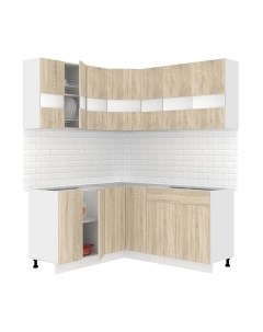 Кухонный гарнитур Кортекс-мебель Корнелия Экстра 1.5x1.7 без столешницы