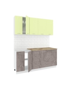 Кухонный гарнитур Кортекс-мебель Корнелия Лира 1.8м