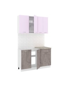 Кухонный гарнитур Кортекс-мебель Корнелия Лира-лайт 1.3м