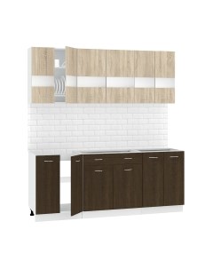 Кухонный гарнитур Кортекс-мебель Корнелия Экстра 2.0 без столешницы