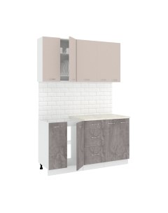 Кухонный гарнитур Кортекс-мебель Корнелия Лира 1.5м