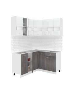 Кухонный гарнитур Кортекс-мебель Корнелия Экстра 1.5x1.4 без столешницы