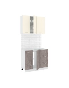 Кухонный гарнитур Кортекс-мебель Корнелия Лира 1.0 без столешницы