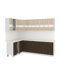 Кухонный гарнитур Кортекс-мебель Корнелия Экстра 1.5x2.6м