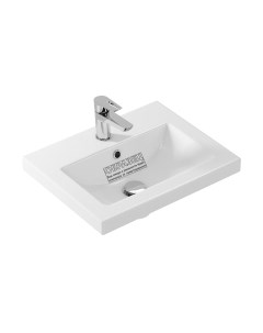 Умывальник со смесителем Cersanit Como 50 / S-UM-COM50/1-w + 63037