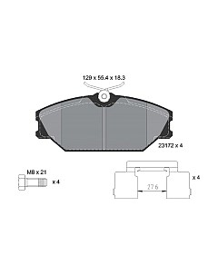 Тормозные колодки 2317203 Textar