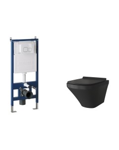 Унитаз подвесной с инсталляцией Grossman GR-4440BMS+900.K31.01.000+700.K31.02.000.000