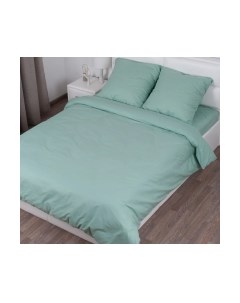 Комплект постельного белья Milanika Фисташка 2сп с европростыней Миланика