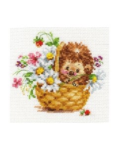 Набор для вышивания Ежик в ромашках / 0-113 Алиса