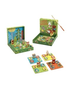 Развивающий игровой набор Djeco Людо Лес 4 в 1 / 01628