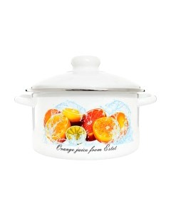 Кастрюля ЭСТЕТ Цитрусовый фреш / ЭТ-75220/4 Эстет