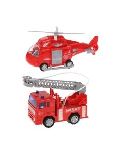 Набор игрушечной техники Наша игрушка Пожарный / 661-09
