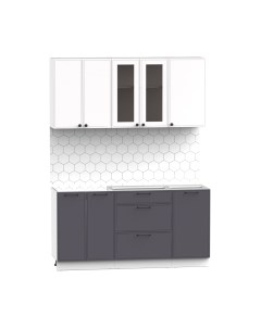 Кухонный гарнитур Лион-12 1.6м без столешницы Интермебель