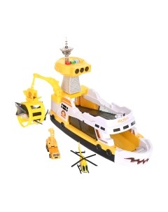 Набор игрушечной техники Pituso Транспортный корабль-парковка Engineering / HW22018938