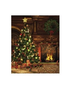 Скатерть JoyArty Праздник у камина / tcox_381929 Joyarty