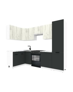 Кухонный гарнитур ВерсоМебель Эко-2 1.4x2.7 левая Версомебель