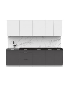 Кухонный гарнитур Интермебель Микс Топ-9 2.6м