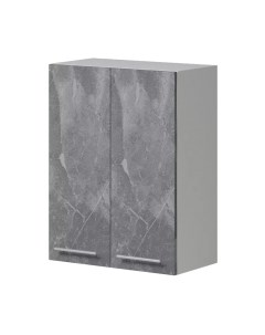 Шкаф навесной для кухни Genesis Мебель Алиса Каспий 600 2 двери сушка Genesis мебель