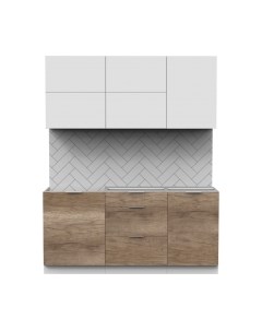 Кухонный гарнитур Интермебель Микс Топ-33 1.7м без столешницы