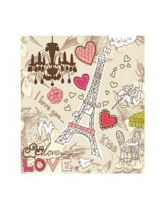 Скатерть JoyArty Любимый Париж / tcox_14709 Joyarty