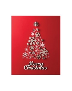 Скатерть JoyArty Елочка из снежинок / tcox_380840 Joyarty