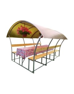 Беседка КомфортПром Астра 3м с покрытием Комфортпром