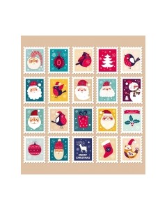 Скатерть JoyArty Праздничные марки / tcox_78639 Joyarty