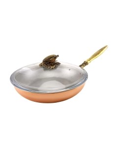 Сковорода Кольчугинский мельхиор Кукуруза / КМ1096СК06