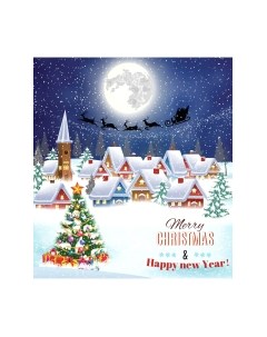 Скатерть JoyArty Снежный городок / tcox_20307 Joyarty