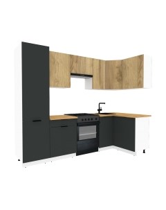 Кухонный гарнитур ВерсоМебель Эко-1 1.2x2.6 правая Версомебель