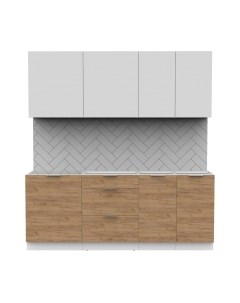 Кухонный гарнитур Интермебель Микс Топ-5 2.0м без столешницы