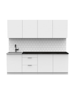 Кухонный гарнитур Интермебель Микс Топ-8 2.4м