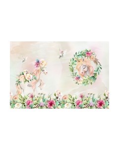 Фотообои листовые Vimala Детский единорог