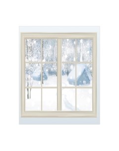 Скатерть JoyArty Снег за окном / tcox_6738 Joyarty