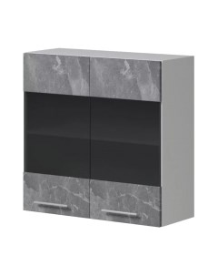 Шкаф навесной для кухни Genesis Мебель Алиса Каспий 800 со стеклом Genesis мебель