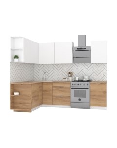 Кухонный гарнитур Интермебель Микс Топ-15 2x1.6м левая