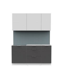 Кухонный гарнитур Интермебель Микс Топ-2 1.6м без столешницы