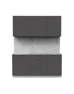 Кухонный гарнитур Интермебель Микс Топ-33 1.7м без столешницы