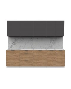 Кухонный гарнитур Интермебель Микс Топ-9 2.6м без столешницы