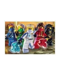 Фотообои листовые Citydecor Ниндзяго Навстречу приключениям 9