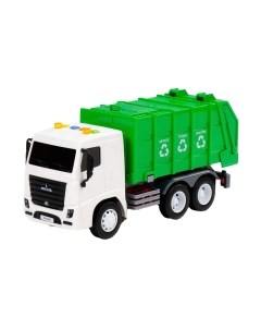 Автомобиль игрушечный Полесье Маз Коммунальный со звуком и светом / 94070