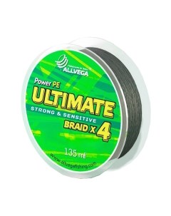 Леска плетеная Allvega Ultimate 0.12мм 135м / U135DGR012